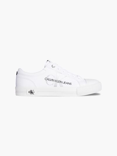 Calvin Klein Cipők HU639740 | Calvin Klein Reflective Logo Női Sportcipő Világos Fehér